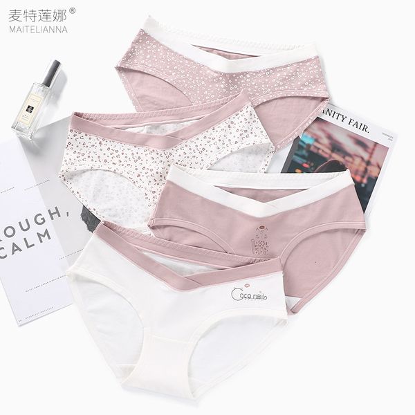underwear pure low waist mid pregnancy 50 cotton women's large triangle shorts, Black;pink
underwear pure low waist mid pregnancy 50 cotton women's large triangle shorts, Black;pink
