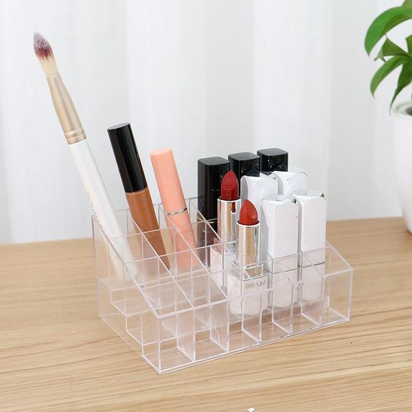 storage boxes & bins lipstick bag makeup rack household simple transparent compartment porous jewelry organizer
storage boxes & bins lipstick bag makeup rack household simple transparent compartment porous jewelry organizer
