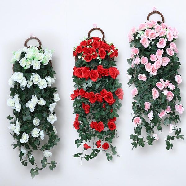 95cm 38 flowers 304 leaf rose vine with basket plastic artificial christmas wedding party home decor decorative & wreaths
95cm 38 flowers 304 leaf rose vine with basket plastic artificial christmas wedding party home decor decorative & wreaths