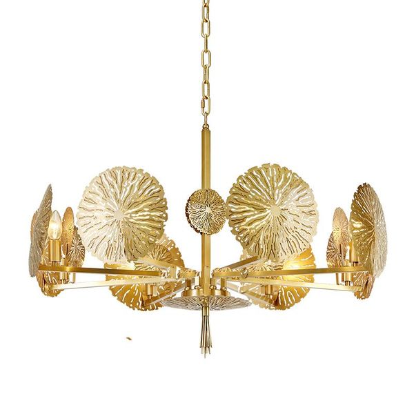 pendant lamps hollow-out postmodern creative living room luxury chandelier lotus leaf electroplating gold
pendant lamps hollow-out postmodern creative living room luxury chandelier lotus leaf electroplating gold