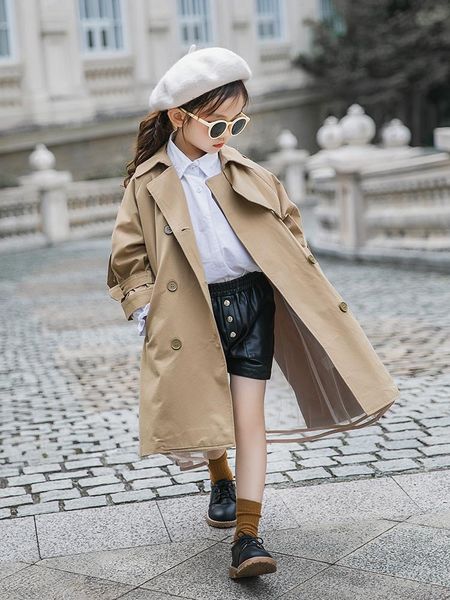 girls'windwear, long style, kids' outerwear, autumn clothes, korean version of girls'spring and jackets coat, Blue;gray
girls'windwear, long style, kids' outerwear, autumn clothes, korean version of girls'spring and jackets coat, Blue;gray