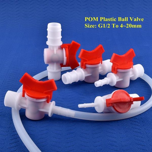 watering equipments 1~50pcs g1/2" to 4~20mm pom ball valve irrigation hose joint aquarium tank air pump water circulation control
watering equipments 1~50pcs g1/2" to 4~20mm pom ball valve irrigation hose joint aquarium tank air pump water circulation control