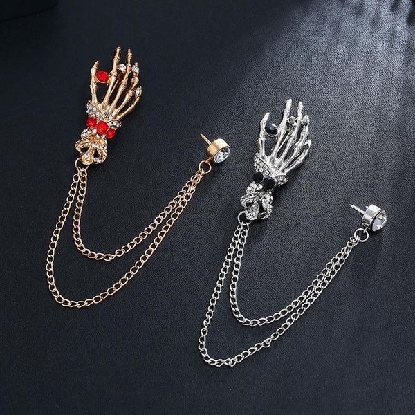 Pins, Brooches DoreenBeads Fashion Halloween Pin Skull Wing Hand Gold Clear Rhinestone Creative Jewelry Charms 12.5cm, 1 Piece, Gray
Pins, Brooches DoreenBeads Fashion Halloween Pin Skull Wing Hand Gold Clear Rhinestone Creative Jewelry Charms 12.5cm, 1 Piece, Gray