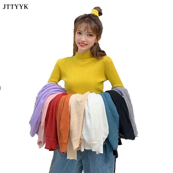 women's sweaters spring and autumn half turtleneck knitted sweater womens long sleeve winter 2021 slim thin solid color inner top, White;black
women's sweaters spring and autumn half turtleneck knitted sweater womens long sleeve winter 2021 slim thin solid color inner top, White;black
