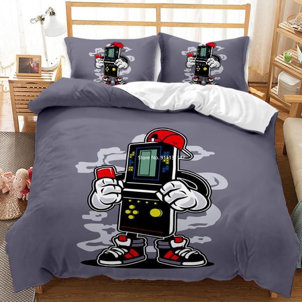 bedding sets 3d cartoon game design set single double full king down quilt cover and pillowcase home textile
bedding sets 3d cartoon game design set single double full king down quilt cover and pillowcase home textile