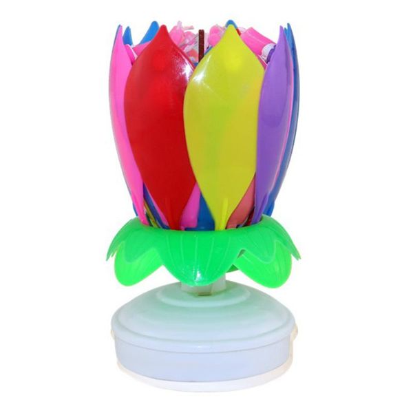 upgrade multicolor rotating lotus cake candle electronic music birthday wedding mumr999 candles
upgrade multicolor rotating lotus cake candle electronic music birthday wedding mumr999 candles