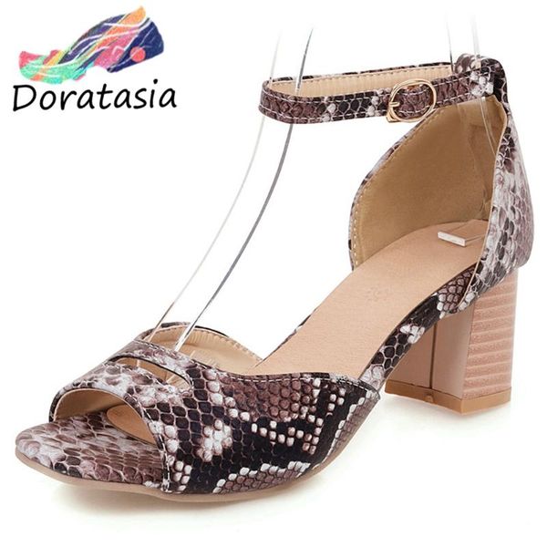 dress shoes doratasia female snake print ankle strap sandals high heels open toe women leisure casual daily woman, Black
dress shoes doratasia female snake print ankle strap sandals high heels open toe women leisure casual daily woman, Black