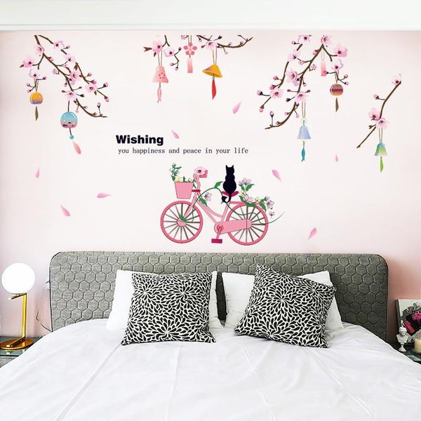 wall stickers cartoon cat flower bike sticker decal home decor for kids rooms decoration accessories murals
wall stickers cartoon cat flower bike sticker decal home decor for kids rooms decoration accessories murals