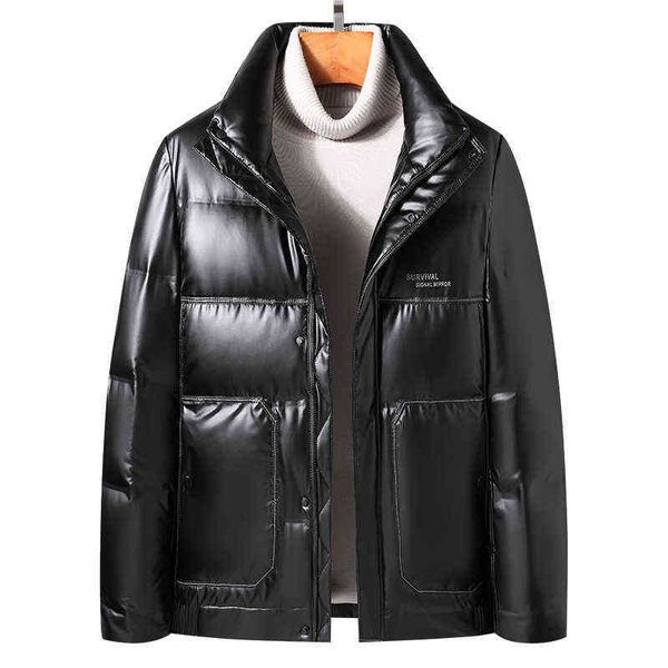 winter feeling bright face men's down et short light cold proof leisure stand collar trend warm, Black
winter feeling bright face men's down et short light cold proof leisure stand collar trend warm, Black