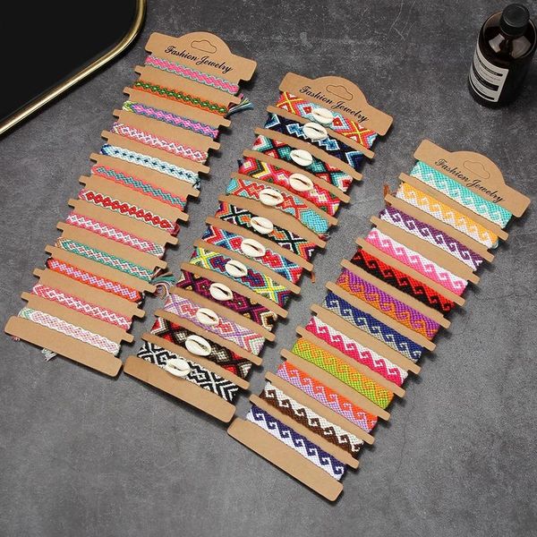 12pcs/set bohemian woven rope chain ethnic bracelet adjustable tassel shell charms bracelets anklet for women girls gift charm, Golden;silver
12pcs/set bohemian woven rope chain ethnic bracelet adjustable tassel shell charms bracelets anklet for women girls gift charm, Golden;silver