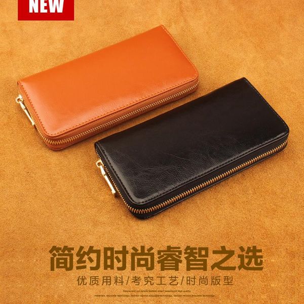 waxed cowhide leather women wallet long zip fastener men's carteras de hombre portafoglio uomo billetera fashion wallets, Red;black
waxed cowhide leather women wallet long zip fastener men's carteras de hombre portafoglio uomo billetera fashion wallets, Red;black