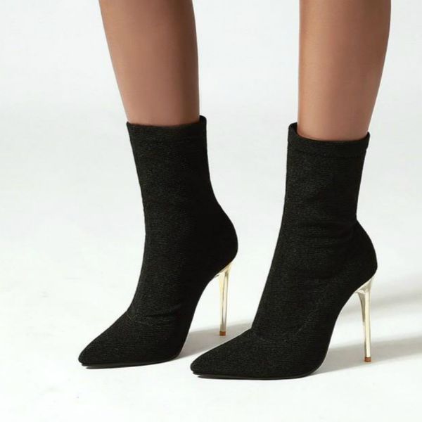 dress shoes sock boots women stretch slim ankle for high heels fashion leopard spring autumn female big size 48 vg6p, Black
dress shoes sock boots women stretch slim ankle for high heels fashion leopard spring autumn female big size 48 vg6p, Black