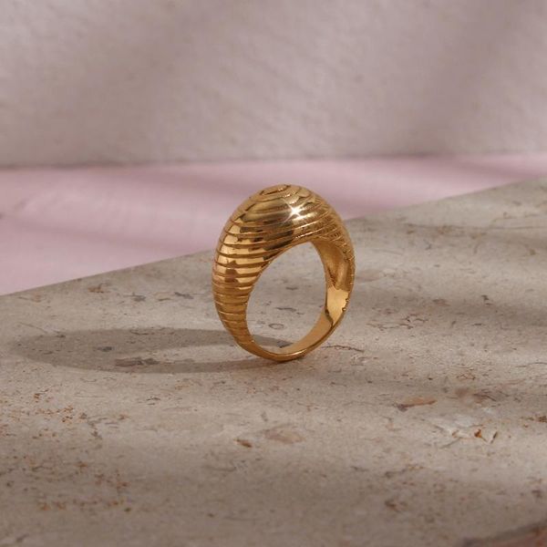 cluster rings 21 trendy raised torn bread size 6/7/8 ring stainless steel gold plated waterproof tarnish for girls and women, Golden;silver
cluster rings 21 trendy raised torn bread size 6/7/8 ring stainless steel gold plated waterproof tarnish for girls and women, Golden;silver