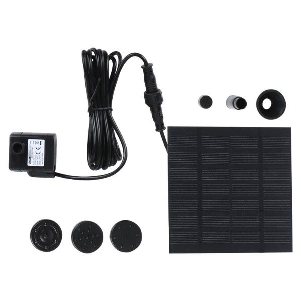 0.8w 150l/h solar power water pump fountain submersible for pool garden plants (black) decorations
0.8w 150l/h solar power water pump fountain submersible for pool garden plants (black) decorations