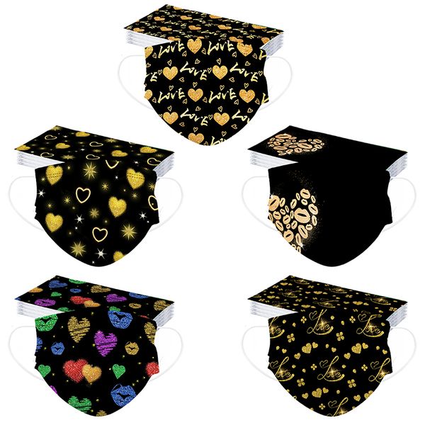 disposable mask 2022 valentine's day cover mouth love heart print black dust face masks men women desechables
disposable mask 2022 valentine's day cover mouth love heart print black dust face masks men women desechables