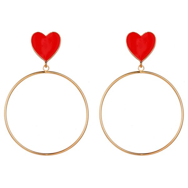 fashion hollow circle love drop earrings for women vintage red heart geometric circle dangle earrings jewelry party gift, Silver
fashion hollow circle love drop earrings for women vintage red heart geometric circle dangle earrings jewelry party gift, Silver