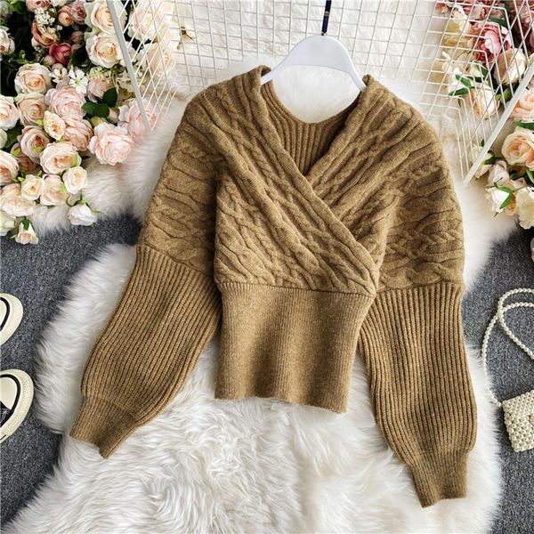 women's sweaters sweatershong kong gentle short style twist sweater women's autumn and winter v-neck cross waist thin knitting 2kb, White;black
women's sweaters sweatershong kong gentle short style twist sweater women's autumn and winter v-neck cross waist thin knitting 2kb, White;black