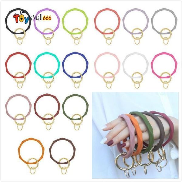 dhl 17 colors silicone keychain bangle keychain bracelets keyring o shaped wristlet bracelet circle charm key ring holder wristbands
dhl 17 colors silicone keychain bangle keychain bracelets keyring o shaped wristlet bracelet circle charm key ring holder wristbands