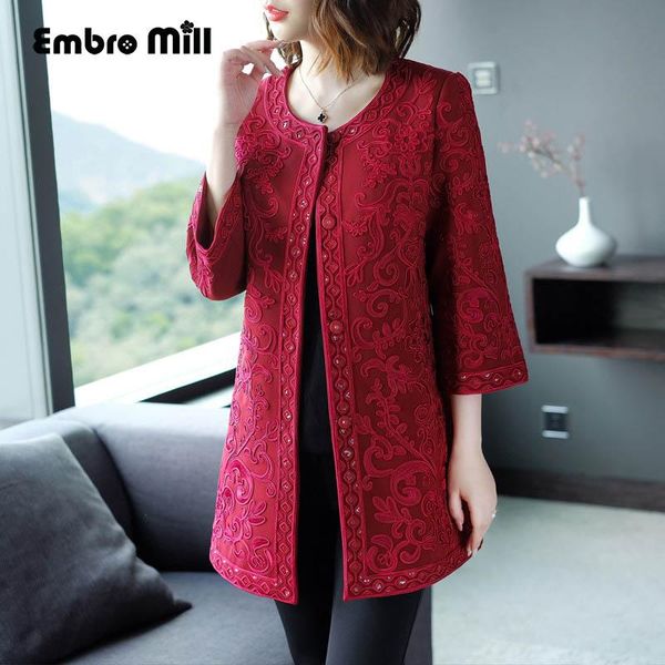 women's trench coats vintage floral winter beading outwears woman o-neck 3/4 sleeve elegant lady plus size casual coat -4xl, Tan;black
women's trench coats vintage floral winter beading outwears woman o-neck 3/4 sleeve elegant lady plus size casual coat -4xl, Tan;black