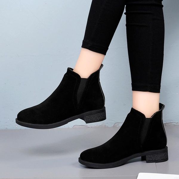 boots vogue women flock slip on plus size winter shoes woman solid black short ankle botas mujer booties
boots vogue women flock slip on plus size winter shoes woman solid black short ankle botas mujer booties
