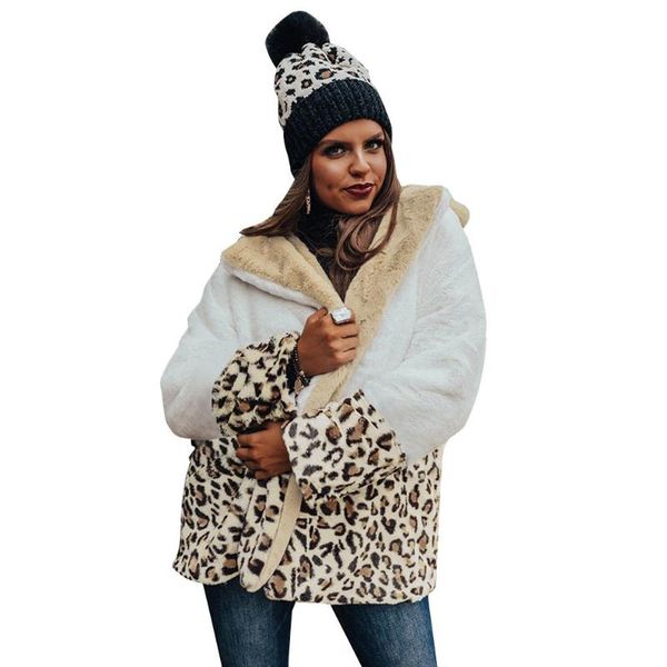 women's fur & faux leopard teddy coat fluffy sherpa fleece cardigan patch winter warm jacket luxury, Black
women's fur & faux leopard teddy coat fluffy sherpa fleece cardigan patch winter warm jacket luxury, Black
