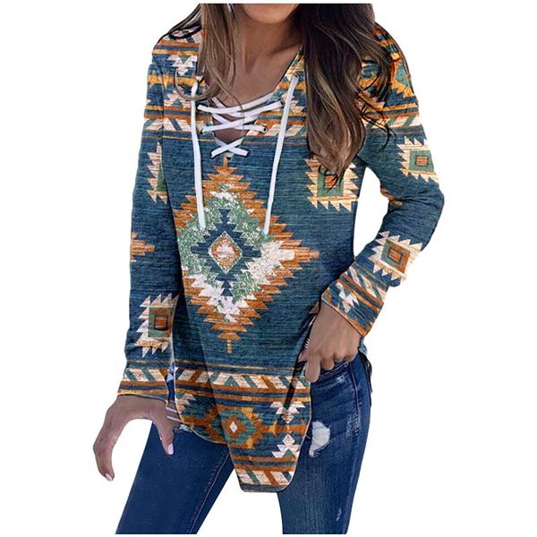 women's blouses & shirts women fashion print v-neck national wind tie long sleeve bottoming shirt blouse loose short female, White
women's blouses & shirts women fashion print v-neck national wind tie long sleeve bottoming shirt blouse loose short female, White