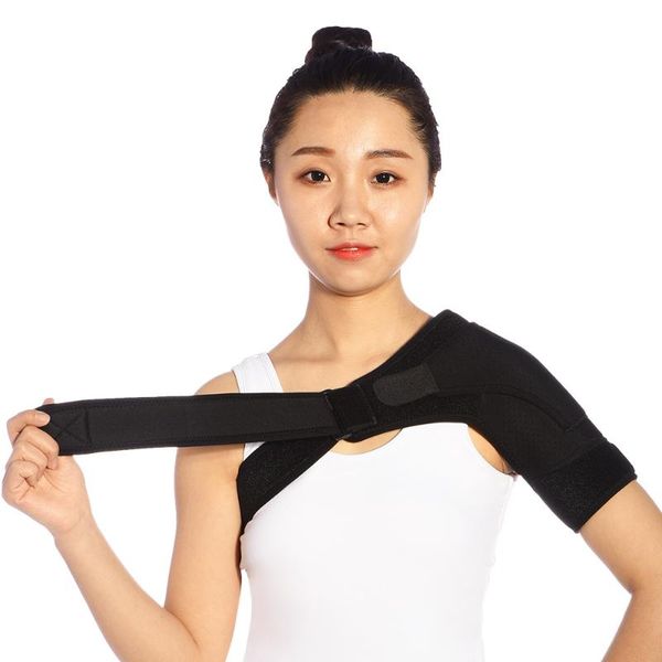 shoulder support single brace guard back strap wrap belt gym sports protection band, Black;blue
shoulder support single brace guard back strap wrap belt gym sports protection band, Black;blue