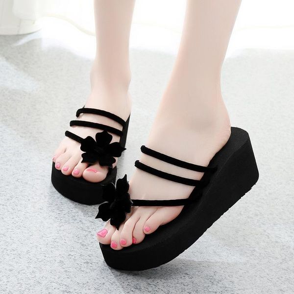 slippers fashion in 2021 wearing herringbone slippers, high heel sandals, thick sole flowers, toe ladies'slippers, Black
slippers fashion in 2021 wearing herringbone slippers, high heel sandals, thick sole flowers, toe ladies'slippers, Black
