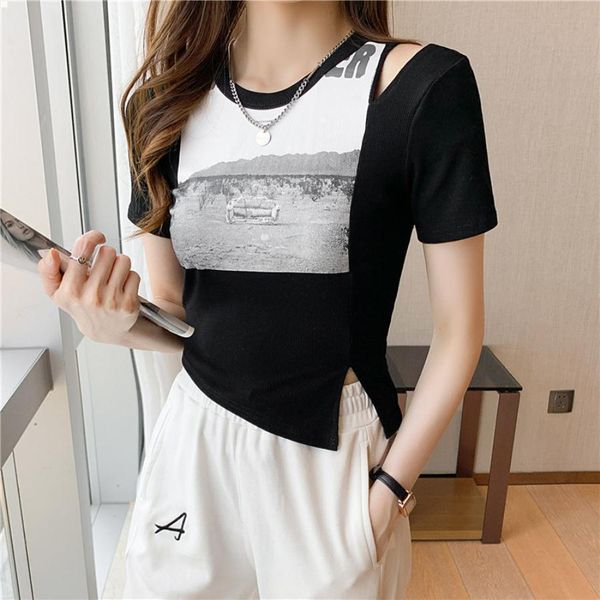 black designers t shirts casual crop summer t-shirt femme clothes female women clothing tshirt hip hop dress cotton camisas de hombre fashio, White
black designers t shirts casual crop summer t-shirt femme clothes female women clothing tshirt hip hop dress cotton camisas de hombre fashio, White