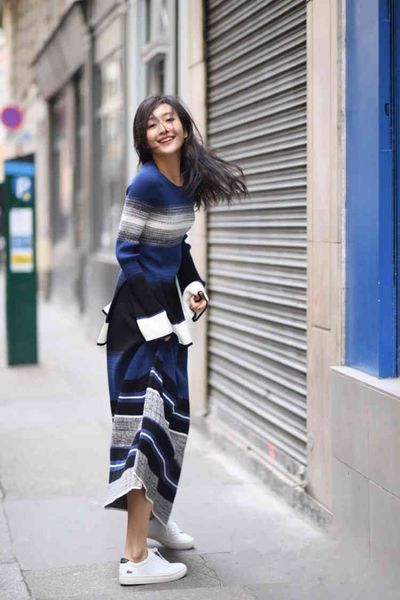 two piece dress zawfl designer's camping sleeve knitted sweater for women, two-piece skirt, double button fashion tweed, autumn and win, White
two piece dress zawfl designer's camping sleeve knitted sweater for women, two-piece skirt, double button fashion tweed, autumn and win, White