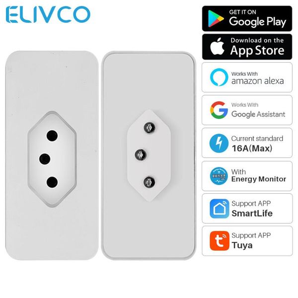 smart power plugs 16a tuya plug brazil wifi socket monitor life app works with alexa google assistant remote control
smart power plugs 16a tuya plug brazil wifi socket monitor life app works with alexa google assistant remote control