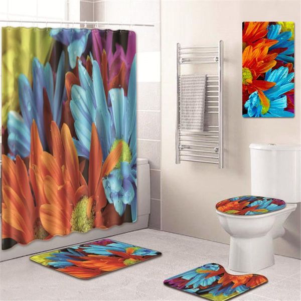 bath mats flower pattern shower curtain bathroom mat toilet cover non-slip household kitchen pad five-piece carpet
bath mats flower pattern shower curtain bathroom mat toilet cover non-slip household kitchen pad five-piece carpet