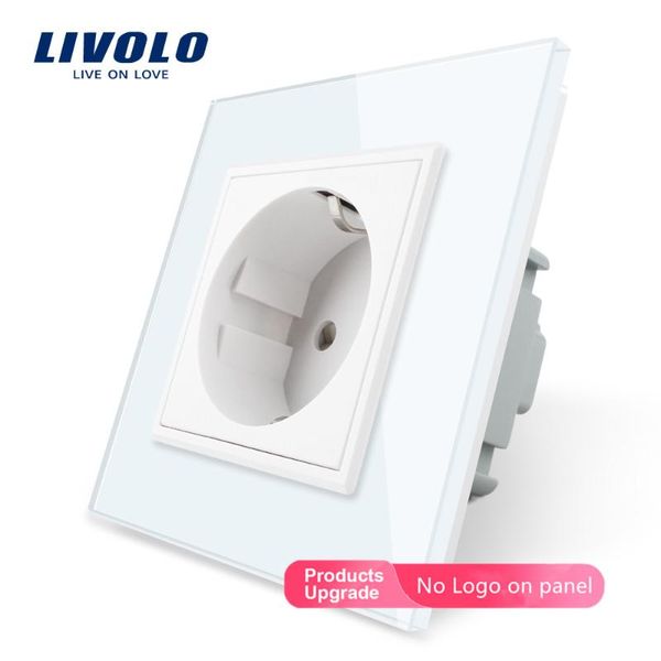 smart home control livolo eu standard power socket, white crystal glass panel, ac 110~250v 16a wall vl-c7c1eu-11,
smart home control livolo eu standard power socket, white crystal glass panel, ac 110~250v 16a wall vl-c7c1eu-11,