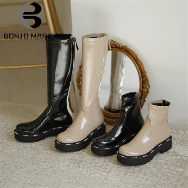 boots bonjomarisa stylish lady chunk heel ankle round toe platform zipper brand women casual street shoes woman, Black
boots bonjomarisa stylish lady chunk heel ankle round toe platform zipper brand women casual street shoes woman, Black