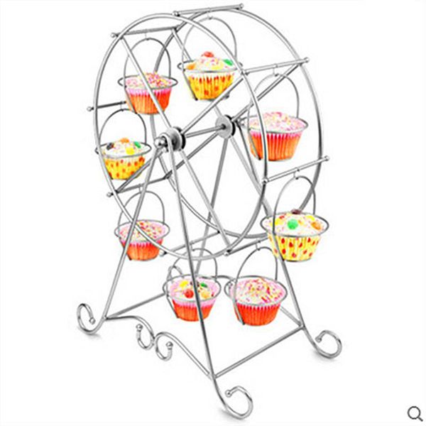 dishes & plates 8 cups rotatable cupcake dessert display holder diy baking tool ferris wheel cake stand
dishes & plates 8 cups rotatable cupcake dessert display holder diy baking tool ferris wheel cake stand
