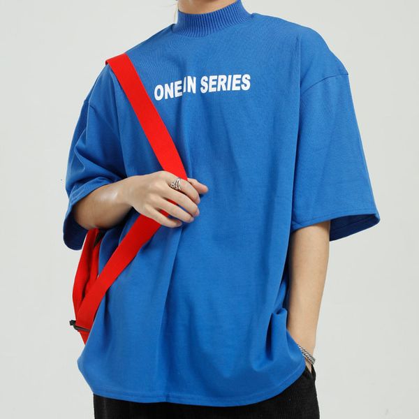 men's hoodies & sweatshirts men summer half turtleneck letter print loose short sleeve t-shirt teenagers male women tshirt streetwear h, Black
men's hoodies & sweatshirts men summer half turtleneck letter print loose short sleeve t-shirt teenagers male women tshirt streetwear h, Black