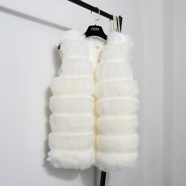 women's fur & faux 2021 stylish winter coat lady artificial vest sleeveless imitation to keep warm coat., Black
women's fur & faux 2021 stylish winter coat lady artificial vest sleeveless imitation to keep warm coat., Black