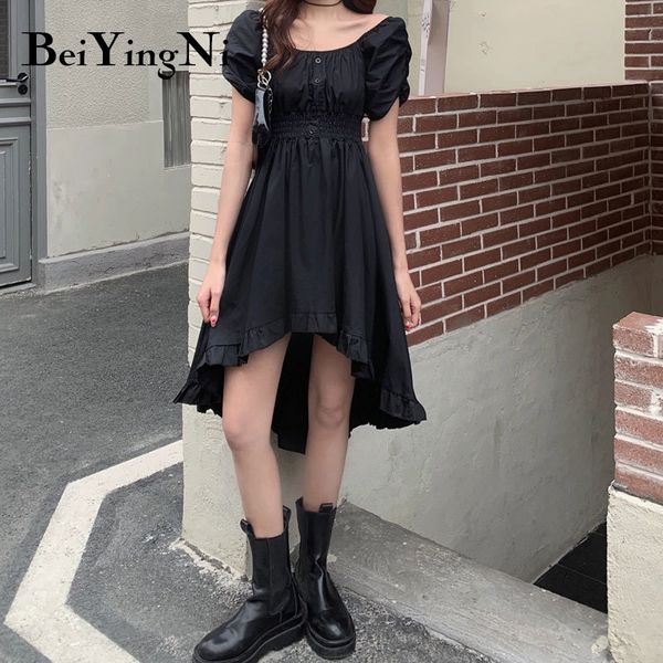 plus size dress women irregular vintage black square collar high street party club dresses summer short sleeve 210427, Black;gray
plus size dress women irregular vintage black square collar high street party club dresses summer short sleeve 210427, Black;gray