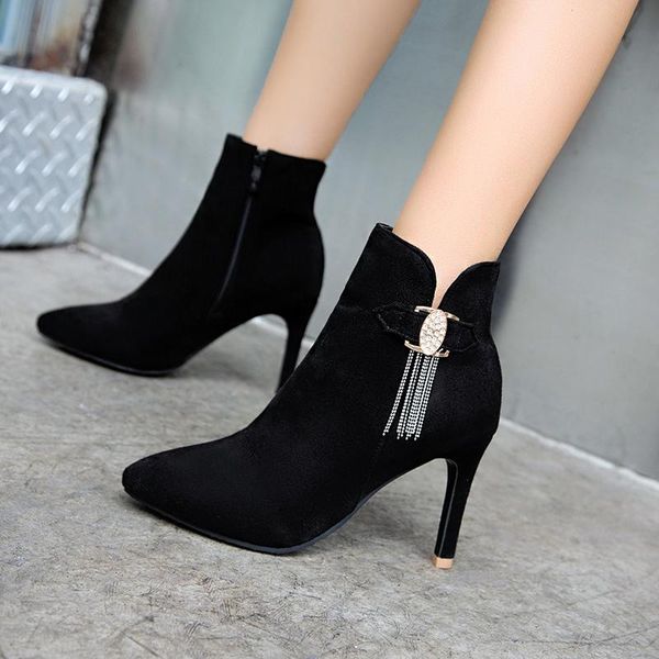 boots fashion ankle for women 2021 side zipper high heels women's short black gray shoes large size 48
boots fashion ankle for women 2021 side zipper high heels women's short black gray shoes large size 48