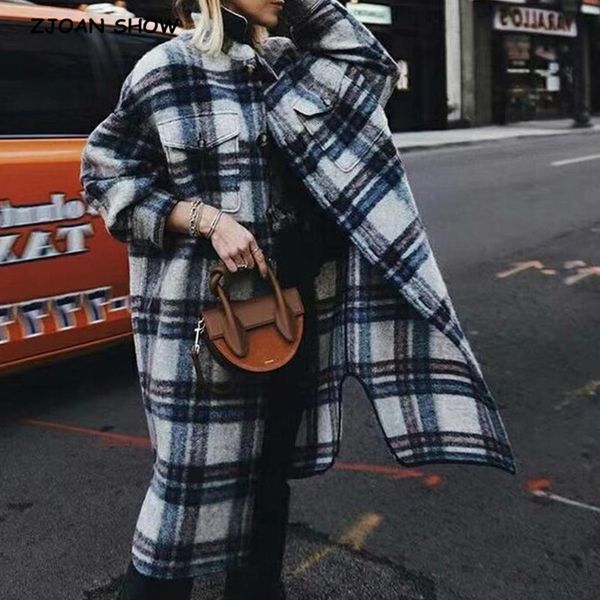 women's jackets autumn winter women coats turn down collar woolen cashmere plaid elegant wool jacket loose long plus size coat jfl, Black;brown
women's jackets autumn winter women coats turn down collar woolen cashmere plaid elegant wool jacket loose long plus size coat jfl, Black;brown
