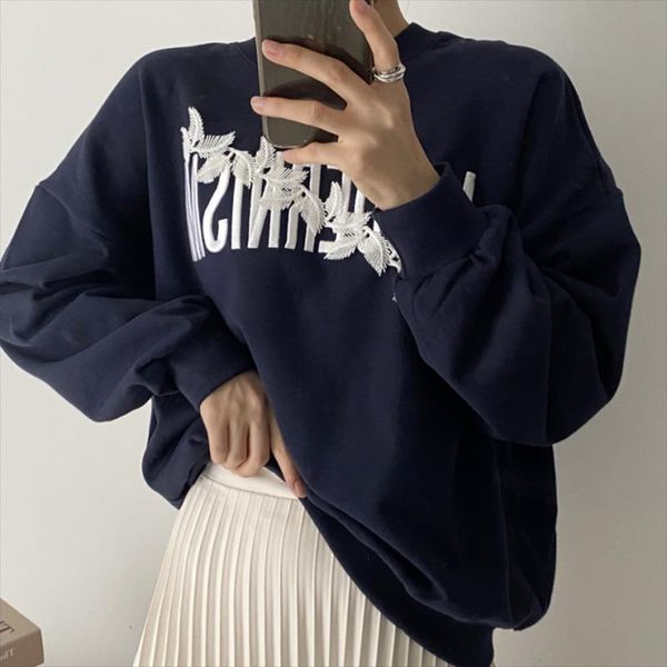 women's hoodies & sweatshirts onalippa women 2021 autumn winter retro heavy industry embroidery letter crochet loose plus velvet keep w, Black
women's hoodies & sweatshirts onalippa women 2021 autumn winter retro heavy industry embroidery letter crochet loose plus velvet keep w, Black