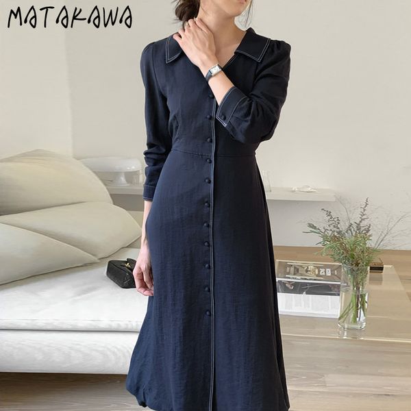 matakawa elegant open-line lapel single-row vestido korean chic long femme robe slim waist long sleeves shirt dresses for women 210513, Black;gray
matakawa elegant open-line lapel single-row vestido korean chic long femme robe slim waist long sleeves shirt dresses for women 210513, Black;gray