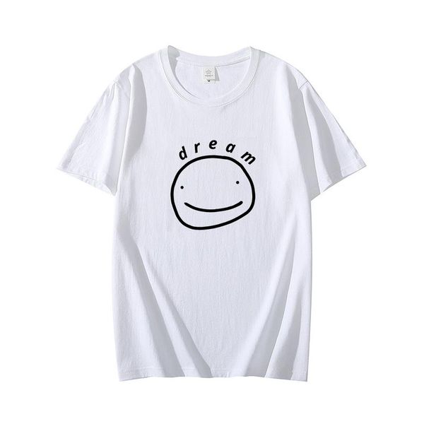 men's t-shirts summer style and women's casual t-shirt dream smile print simple 100% cotton round neck fitted cartoon, White;black
men's t-shirts summer style and women's casual t-shirt dream smile print simple 100% cotton round neck fitted cartoon, White;black