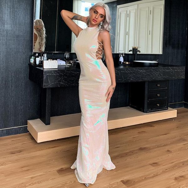 casual dresses ifox fashion sequined halter neck mermaid women dress 2021 hollow out zipper back sleeveless sheath party, Black;gray
casual dresses ifox fashion sequined halter neck mermaid women dress 2021 hollow out zipper back sleeveless sheath party, Black;gray