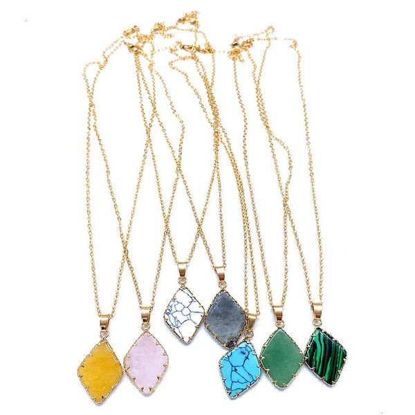 pendant necklaces women trendy natural quartz square pendants necklace healing stones turquoises pink crystal reiki jewelry for party, Silver
pendant necklaces women trendy natural quartz square pendants necklace healing stones turquoises pink crystal reiki jewelry for party, Silver
