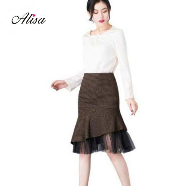 skirts womens fishtail 2021 summer vintage plaid gauze wear patchwork elegant ladies slim buttocks, Black
skirts womens fishtail 2021 summer vintage plaid gauze wear patchwork elegant ladies slim buttocks, Black