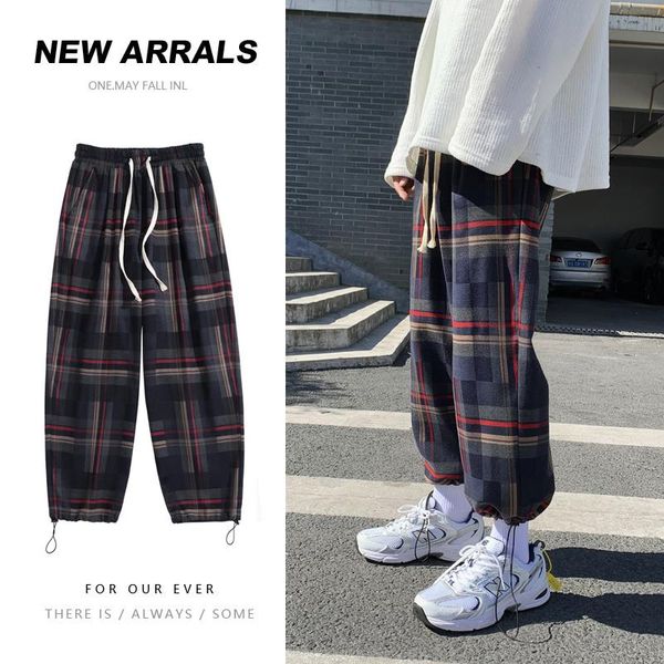 streetwear plaid joggers men harajuku spring casual pants 2021 grid ankle-length trousers women sweatpants men's, Black
streetwear plaid joggers men harajuku spring casual pants 2021 grid ankle-length trousers women sweatpants men's, Black