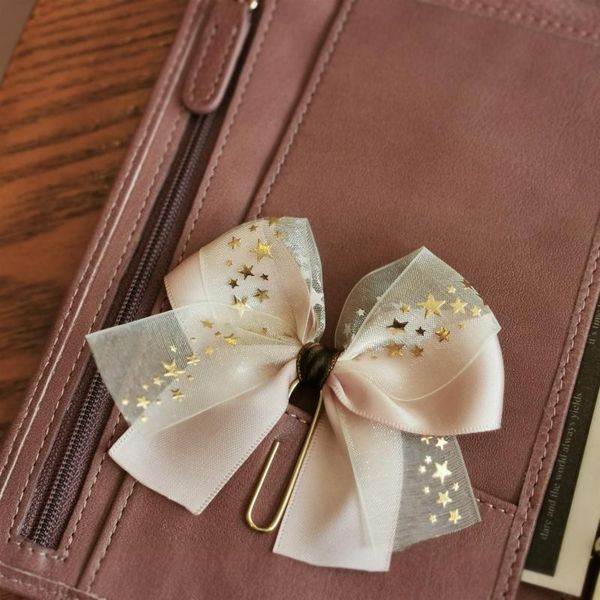 bookmark champagne ribbon bow paper clip ins style bookmarks notebook decoration book accessories cute stationery
bookmark champagne ribbon bow paper clip ins style bookmarks notebook decoration book accessories cute stationery