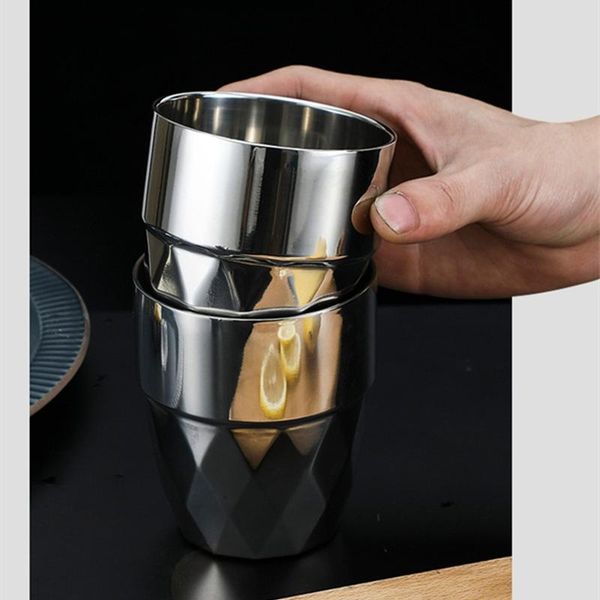 mugs double wall 304 stainless steel beer cup set diamond pattern ice cold water mug bilayer coffee milk tea juice 330ml
mugs double wall 304 stainless steel beer cup set diamond pattern ice cold water mug bilayer coffee milk tea juice 330ml