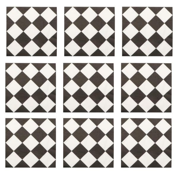 60pcs racing theme napkins black and white grid tissue dinner paper towel party supplies for el restaurant table napkin
60pcs racing theme napkins black and white grid tissue dinner paper towel party supplies for el restaurant table napkin